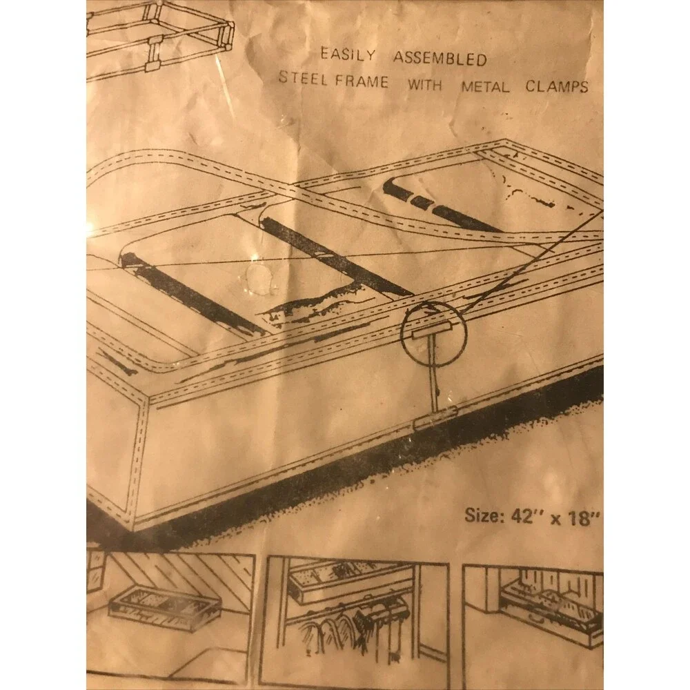 Vintage Interpur underbed storage item #0175